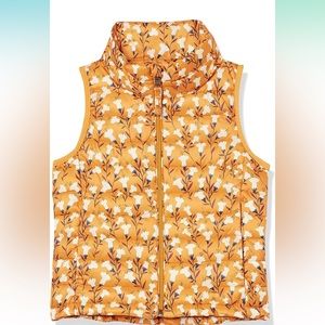 Amazon Essentials girl Lightweight Water-Resistant Puffer Vest X Large Xl Orang